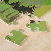 クロアチア旅行のポスター ジグソーパズル (側面)