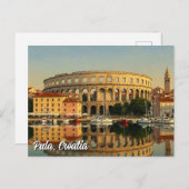 クロアチア旅行プーラ ポストカード (正面/裏面)