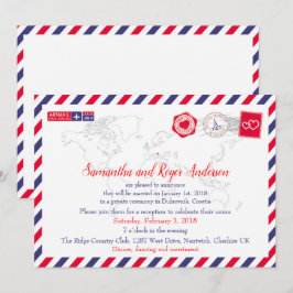 クロアチア航空 郵便 結婚式披露宴 後 カード