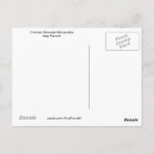 クロアチア語スラボニヤ・マトリョシカ葉書 ポストカード (裏面)