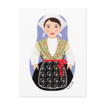 クロアチア語、イストリアン・マトリョシカ葉書