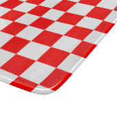 クロアチア赤白市松模様に カッティングボード (角)