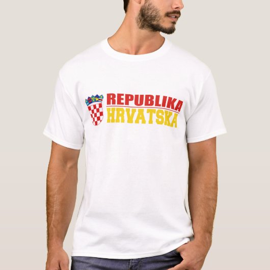 クロアチア2 Tシャツ (正面)