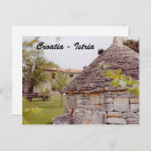 クロアチア – イストリア ポストカード (正面/裏面)