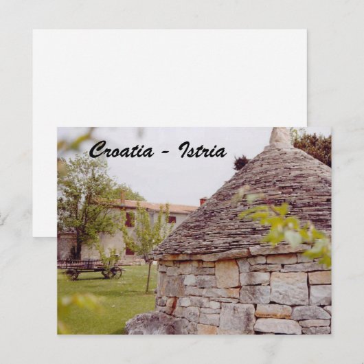 クロアチア – イストリア ポストカード (正面/裏面)