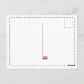 クロアチア，ウマグ |イストリア |アドリア海 ポストカード (裏面)