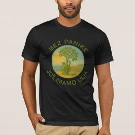 クロアチア オリーブオイル ヴィンテージ ラベル アート Tシャツ