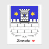 クロアチア，カコヴェックの紋章 シール (シート)