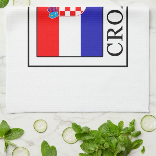 クロアチア キッチンタオル (折り畳み)