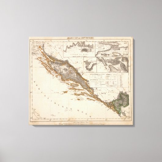 クロアチア キャンバスプリント (正面)