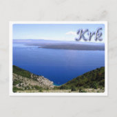 クロアチア – クルクからクレ – ヴェリア –  ポストカード (正面)