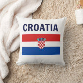 クロアチア – クロアチア国旗 クッション (ブランケット)