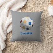 クロアチア サッカー クッション (ブランケット)