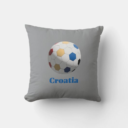 クロアチア サッカー クッション (正面)