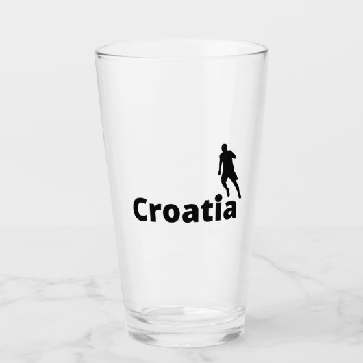 クロアチア サッカー タンブラーグラス (正面)