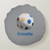 クロアチア サッカー ラウンドクッション (裏面)