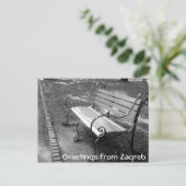 クロアチア-ザグレブ ポストカード (スタンド正面)