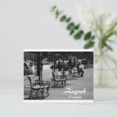 クロアチア – ザグレブ ポストカード (スタンド正面)