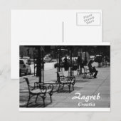 クロアチア – ザグレブ ポストカード (正面/裏面)