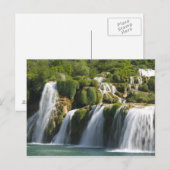 クロアチア、シベニクニン地方、KRKA NATIONAL ポストカード (正面/裏面)