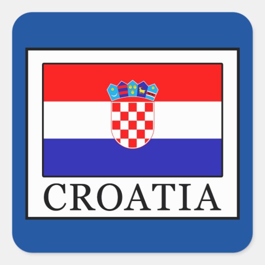 クロアチア スクエアシール (正面)