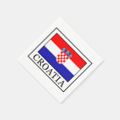 クロアチア スタンダードカクテルナプキン (角)