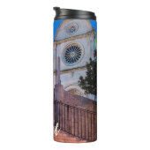 クロアチア，スプリットの階段と教会の夜景 タンブラー (回転右)