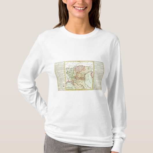クロアチア、スロベニア、イタリア Tシャツ (正面)