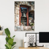 クロアチア、セント・ミカエル砦の鐘 ポスター (ホームオフィス)