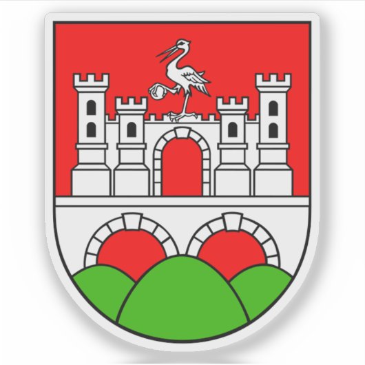 クロアチア，ダルバールの紋章 シール (正面)