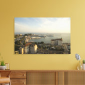 クロアチア、ダルマチア、スプリット。リヴァのビュー キャンバスプリント (インサイチュ (リビング))