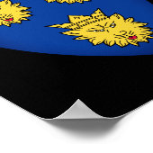 クロアチア，ダルマティアの紋章 ポスター (角)