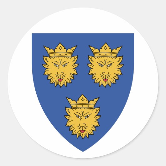 クロアチア,ダルマティアの紋章 ラウンドシール (正面)