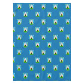 クロアチア・テーブルクロス，ザグレブ国旗 テーブルクロス (正面)