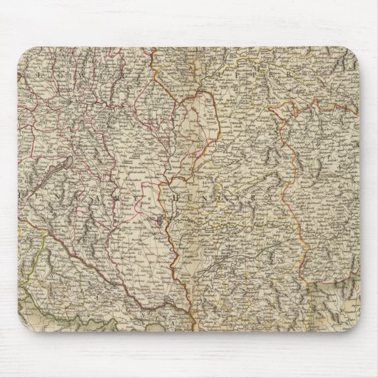 クロアチア、トランシルバニア、ハンガリー マウスパッド (正面)