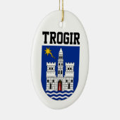 クロアチア,トロギルの紋章 セラミックオーナメント (右)