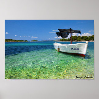 クロアチア，トロギル ポスター