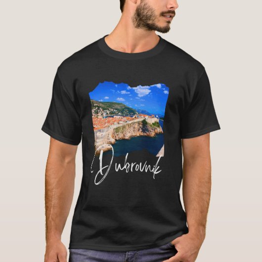 クロアチア ドゥブロヴニク Tシャツ (正面)