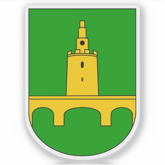 クロアチア、バルポボの紋章 シール (正面)