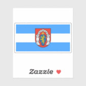 クロアチア,ブコバール国旗 シール (シート)