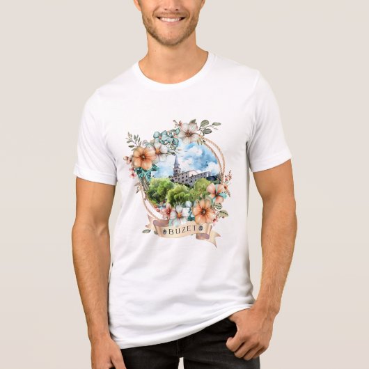 クロアチア ブゼト トライブレンドTシャツ (正面)