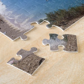 クロアチア、ブラックアイランド、ボル、ゴールデンケープビーチ ジグソーパズル (側面)