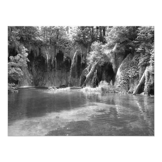 クロアチア，プリトヴィツレイクス フォトプリント            (正面)