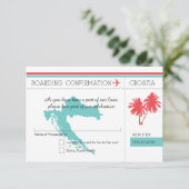 クロアチア ボアリングパス RSVP ティールとコーラル (スタンド正面)