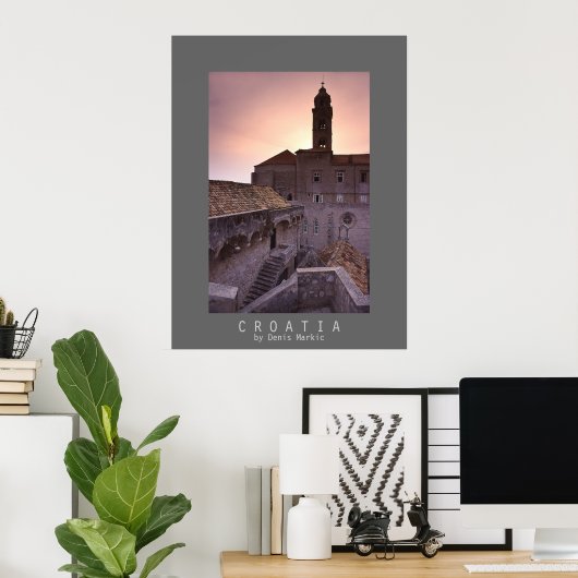 クロアチア ポスター (ホームオフィス)