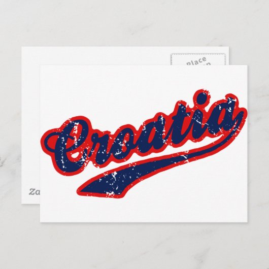 クロアチア ポストカード (正面/裏面)