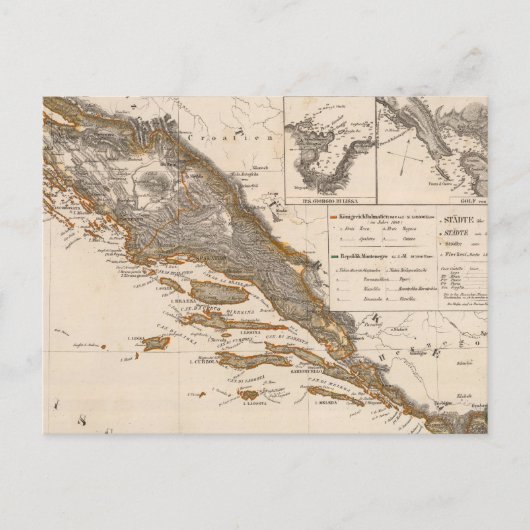 クロアチア ポストカード (正面)