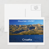 クロアチア – マウンテンヴェレビット ポストカード (正面/裏面)