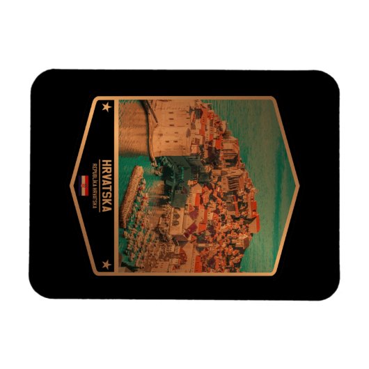 クロアチア マグネット (横)