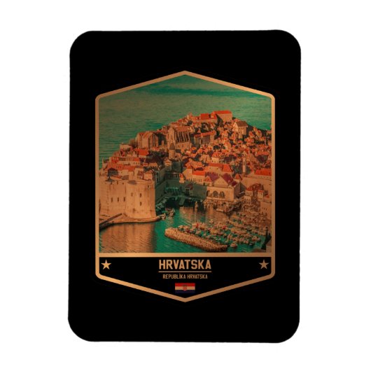 クロアチア マグネット (縦)